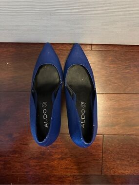 Aldo Women's Pointed Toe Heels in Navy Blue